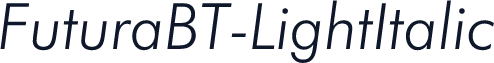 FuturaBT-LightItalic