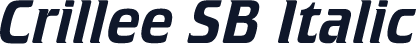 Crillee SB Italic