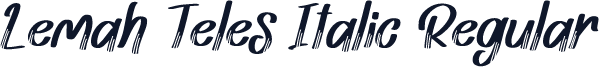 Lemah Teles Italic Regular