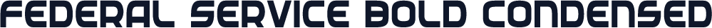 Federal Service Bold Condensed
