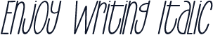 Enjoy Writing Italic
