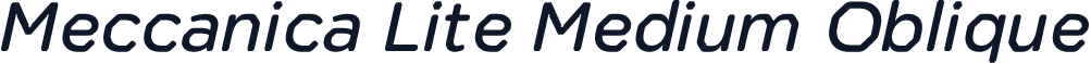 Meccanica Lite Medium Oblique