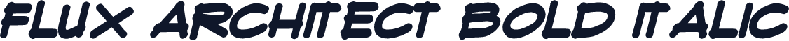 Flux Architect Bold Italic