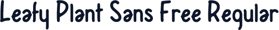 Leafy Plant Sans Free Regular