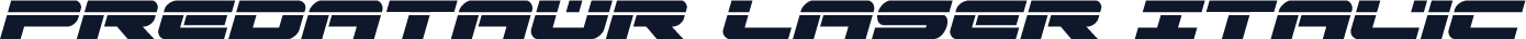 Predataur Laser Italic