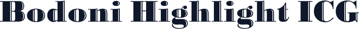 Bodoni Highlight ICG