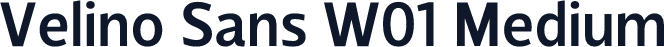 Velino Sans W01 Medium