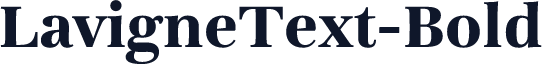 LavigneText-Bold