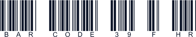 Bar Code 39 f HR