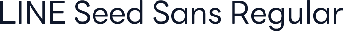 LINE Seed Sans Regular