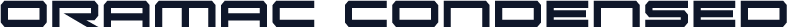 Oramac Condensed