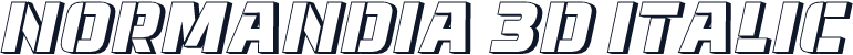 Normandia 3D Italic