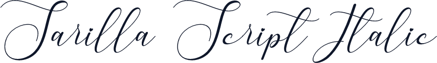Sarilla Script Italic