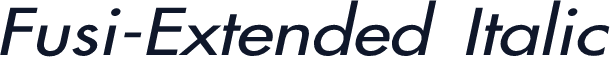 Fusi-Extended Italic