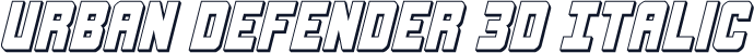 Urban Defender 3D Italic