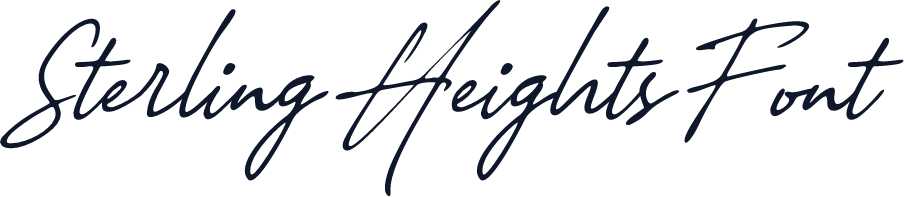Sterling Heights Font