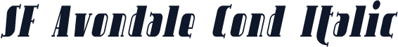 SF Avondale Cond Italic