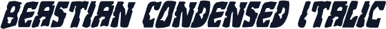Beastian Condensed Italic