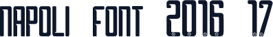 Napoli font 2016-17