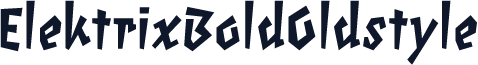 ElektrixBoldOldstyle