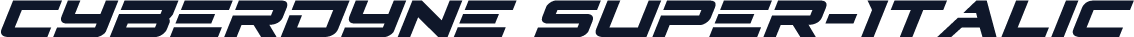 Cyberdyne Super-Italic