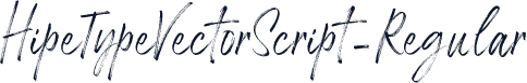 HipeTypeVectorScript-Regular