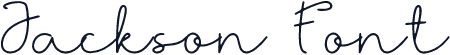 Jackson Font