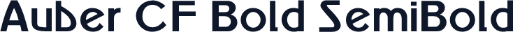 Auber CF Bold SemiBold