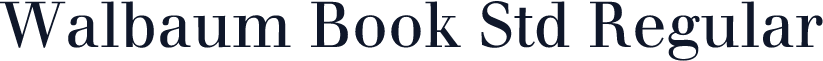 Walbaum Book Std Regular