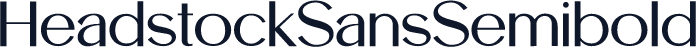 HeadstockSansSemibold