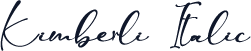 Kimberli Italic