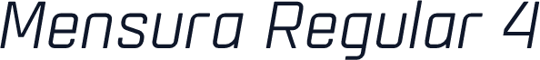 Mensura Regular 4
