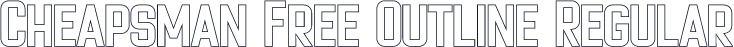 Cheapsman Free Outline Regular