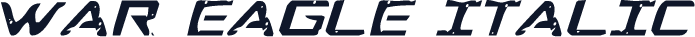 War Eagle Italic