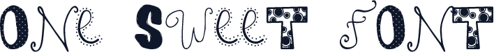 ONE SWEET FONT