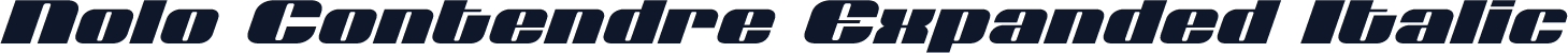 Nolo Contendre Expanded Italic