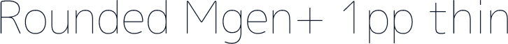 Rounded Mgen+ 1pp thin