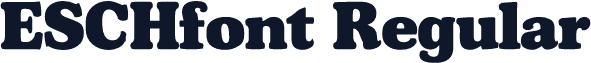 ESCHfont Regular