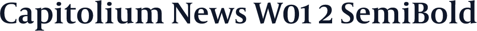 Capitolium News W01 2 SemiBold