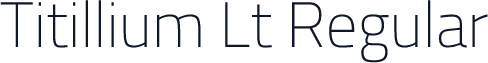 Titillium Lt Regular