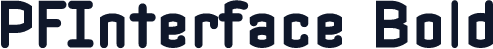 PFInterface Bold