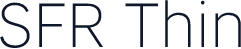SFR Thin