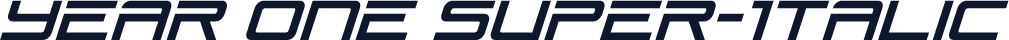 Year One Super-Italic