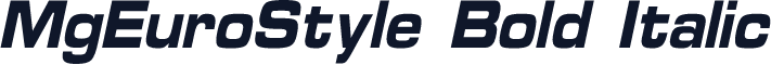 MgEuroStyle Bold Italic