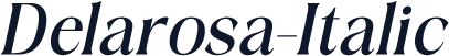 Delarosa-Italic