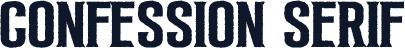 CONFESSION serif
