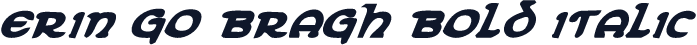 Erin Go Bragh Bold Italic