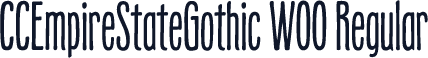 CCEmpireStateGothic W00 Regular
