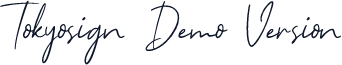 Tokyosign Demo Version