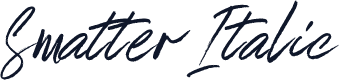 Smatter Italic
